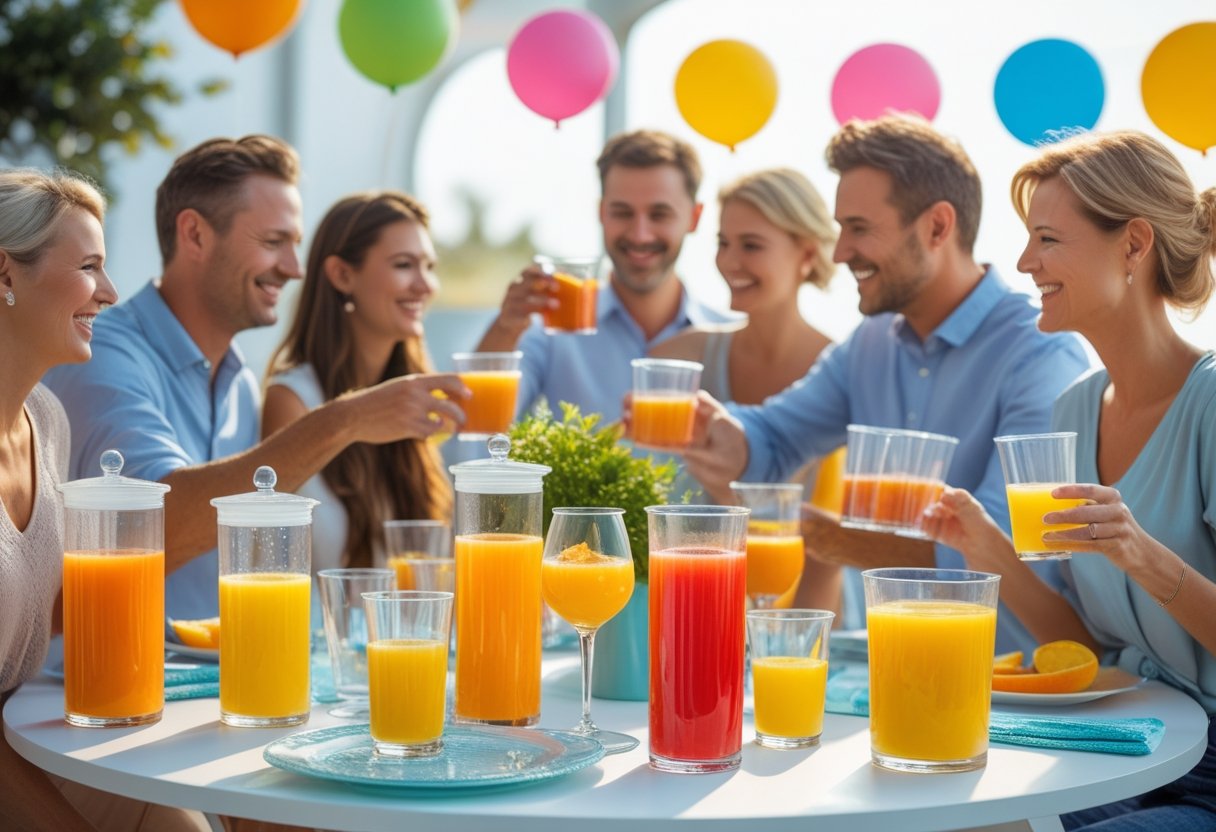 Sådan skaber du den perfekte fest med drikkebeholdere til saft